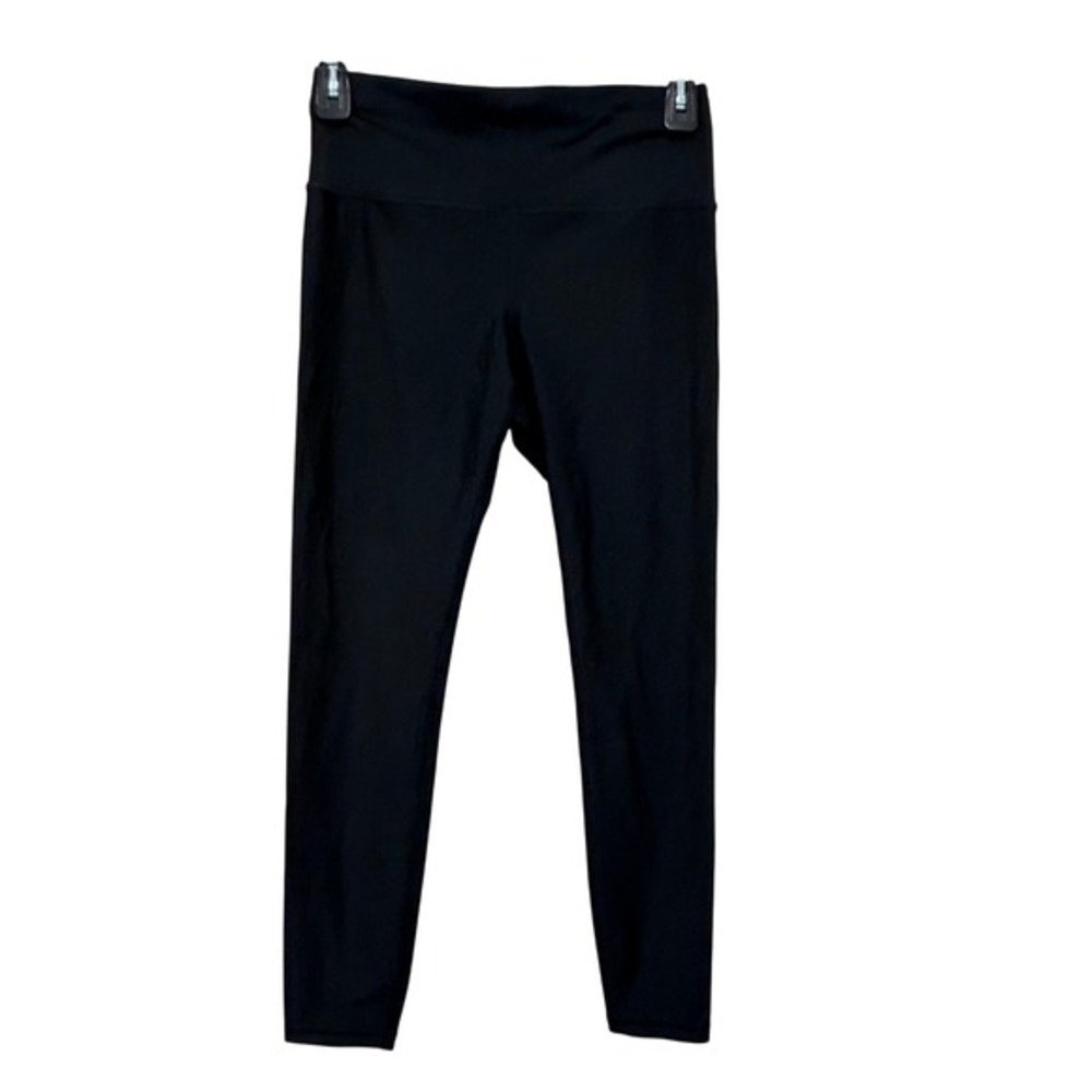Athleta‎ Womens LG Elation Shine Tight Leggings Stretch Black